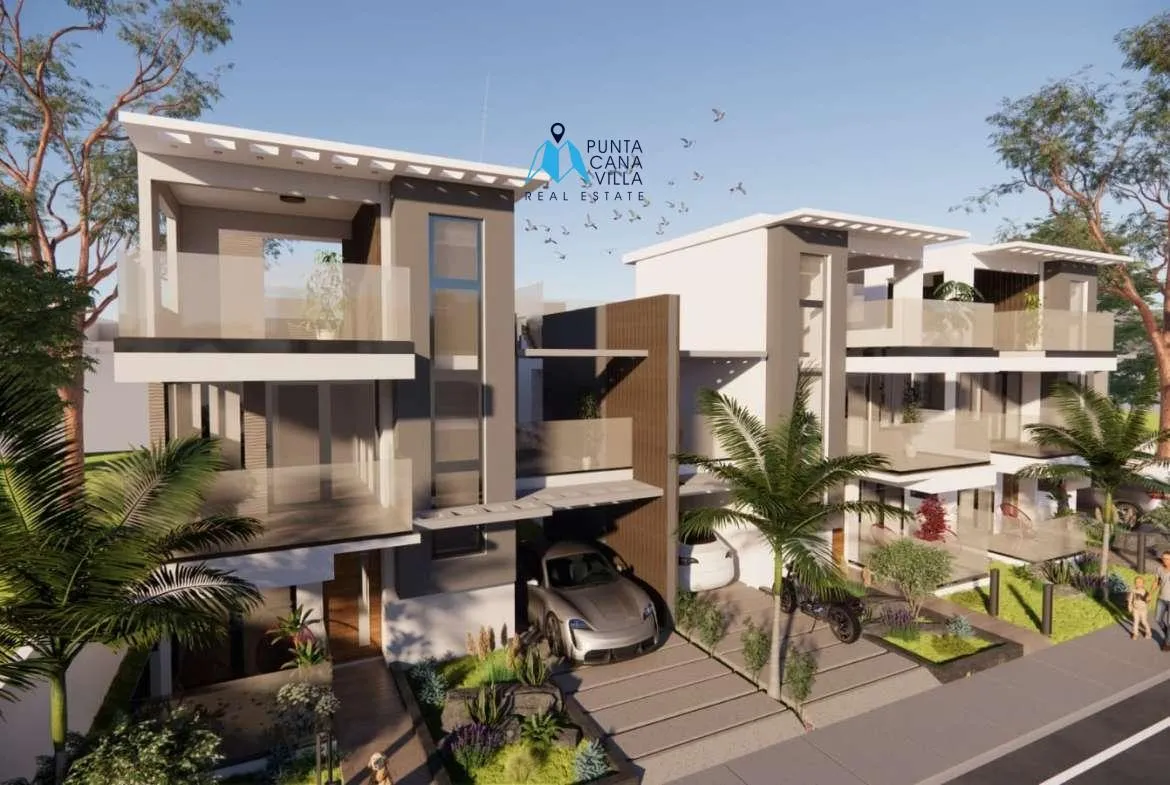 Ana Maria Residences Four Bedroom Villa For Sale In Bavaro With Service Room ()