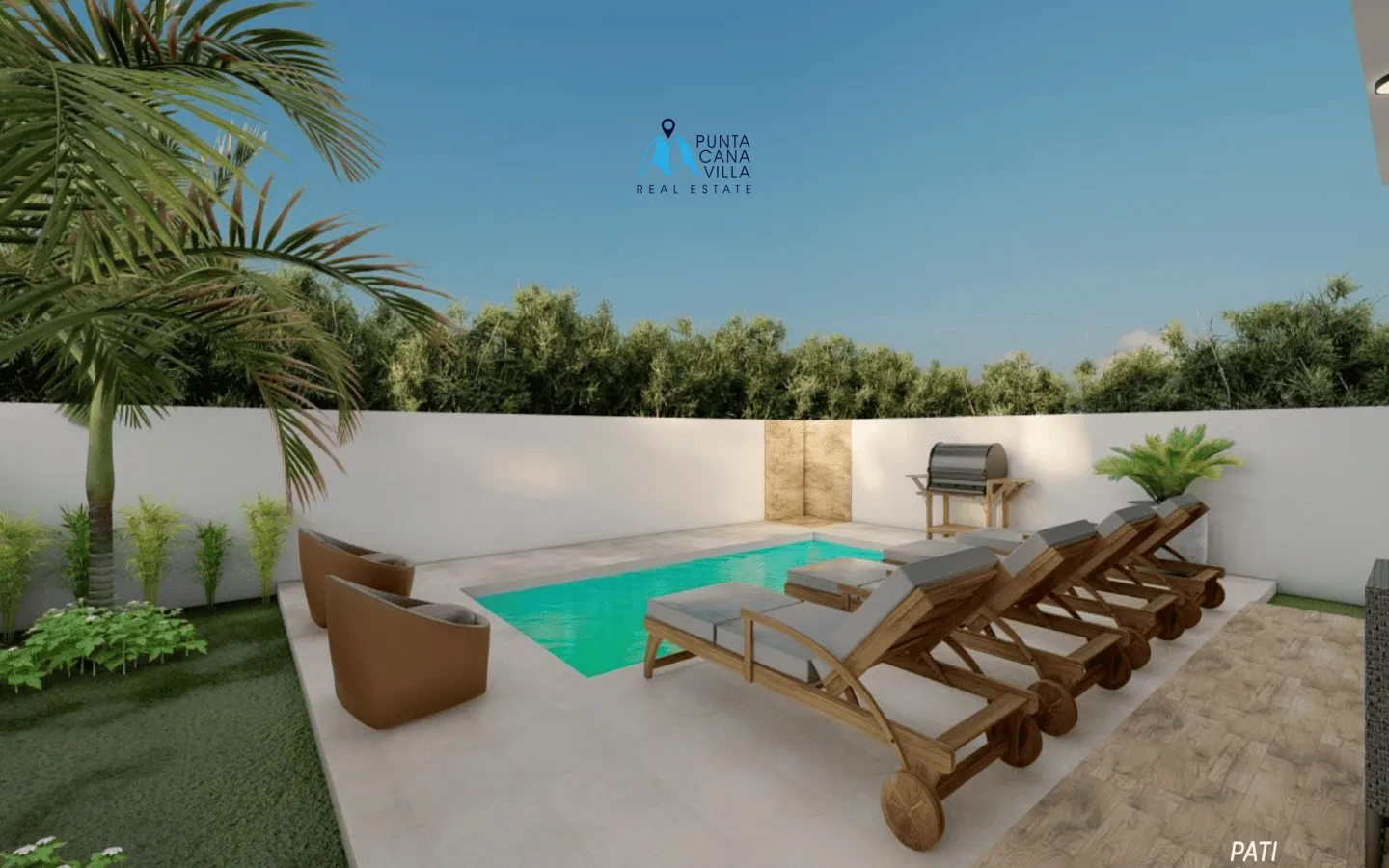 Villas DeRosa : Maison indépendante de trois chambres à vendre à Bavaro, Punta Cana