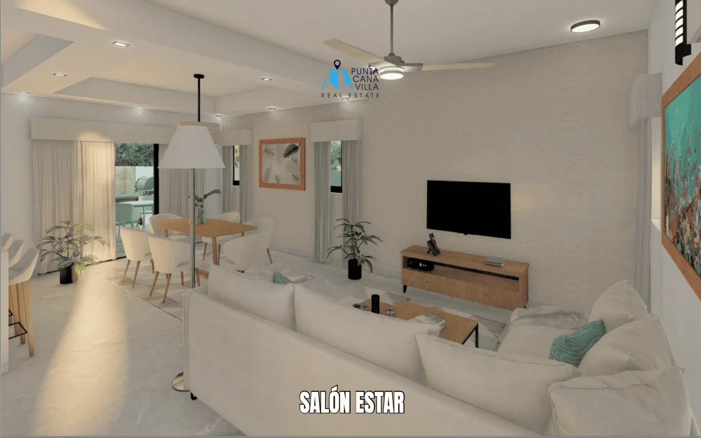 Villas DeRosa : Maison indépendante de trois chambres à vendre à Bavaro, Punta Cana