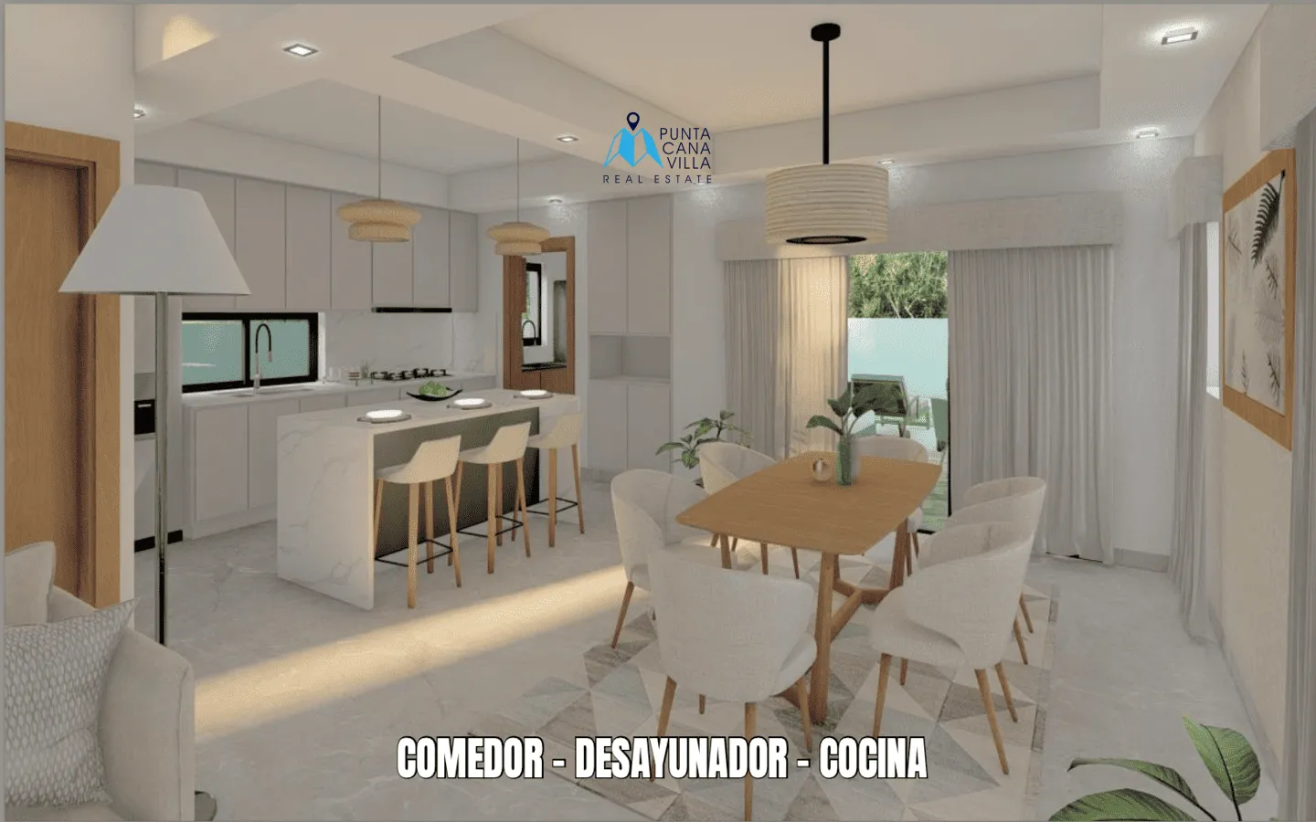 Villas DeRosa : Maison indépendante de trois chambres à vendre à Bavaro, Punta Cana
