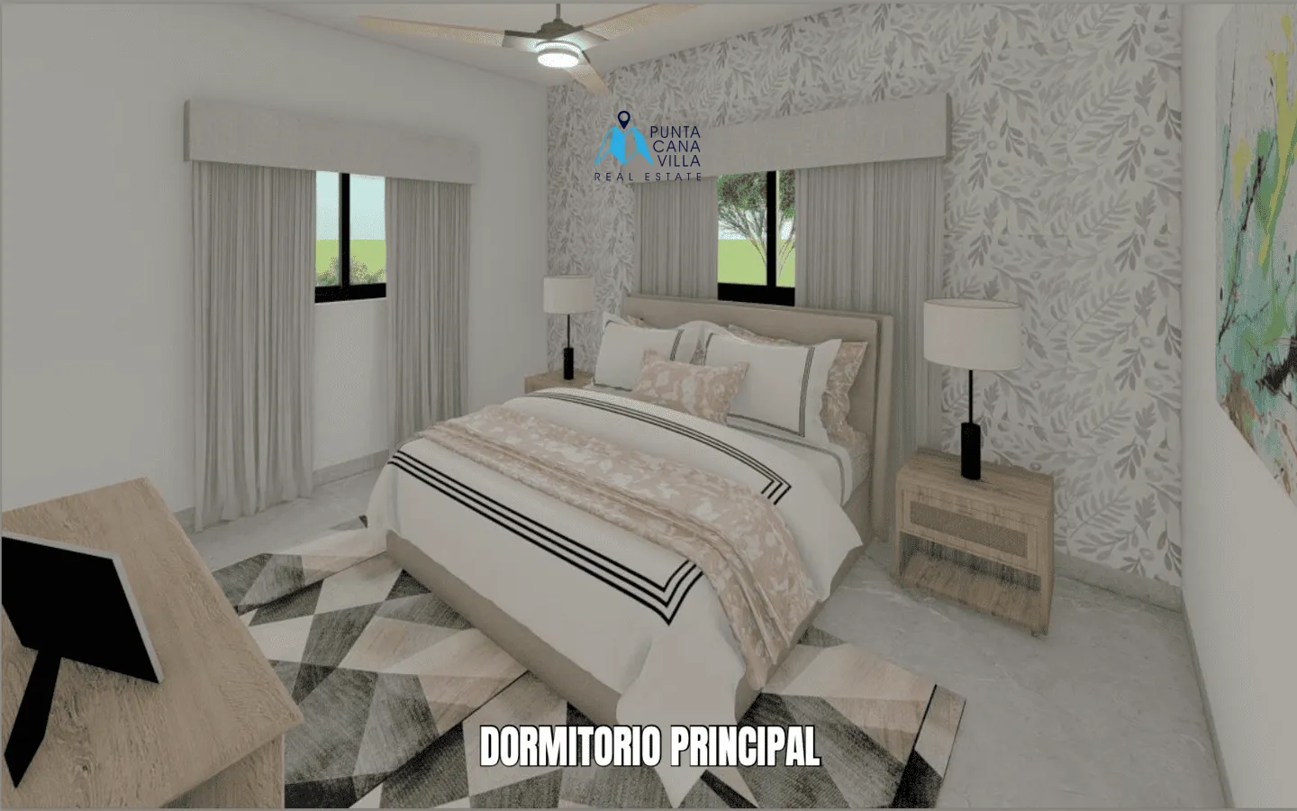 Villas DeRosa : Maison indépendante de trois chambres à vendre à Bavaro, Punta Cana