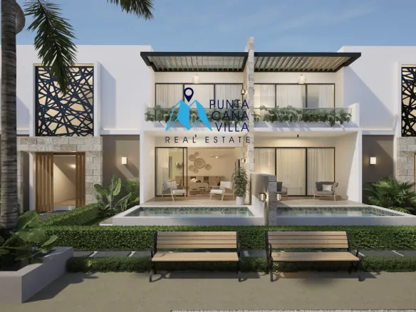 Two-bedroom apartment at Cittanova Garden Suites Vista Cana with balcony, pool, jacuzzi and gym