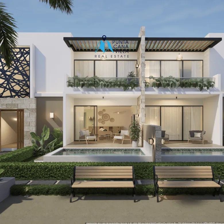 Two-bedroom apartment at Cittanova Garden Suites Vista Cana with balcony, pool, jacuzzi and gym