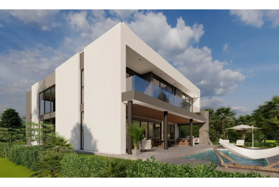 Villa Akira: Exquisita Villa de cuatro dormitorios en venta en Punta Cana Village con terraza