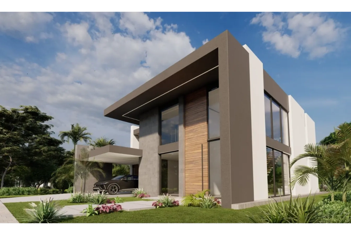 Villa Akira: Exquisita Villa de cuatro dormitorios en venta en Punta Cana Village con terraza