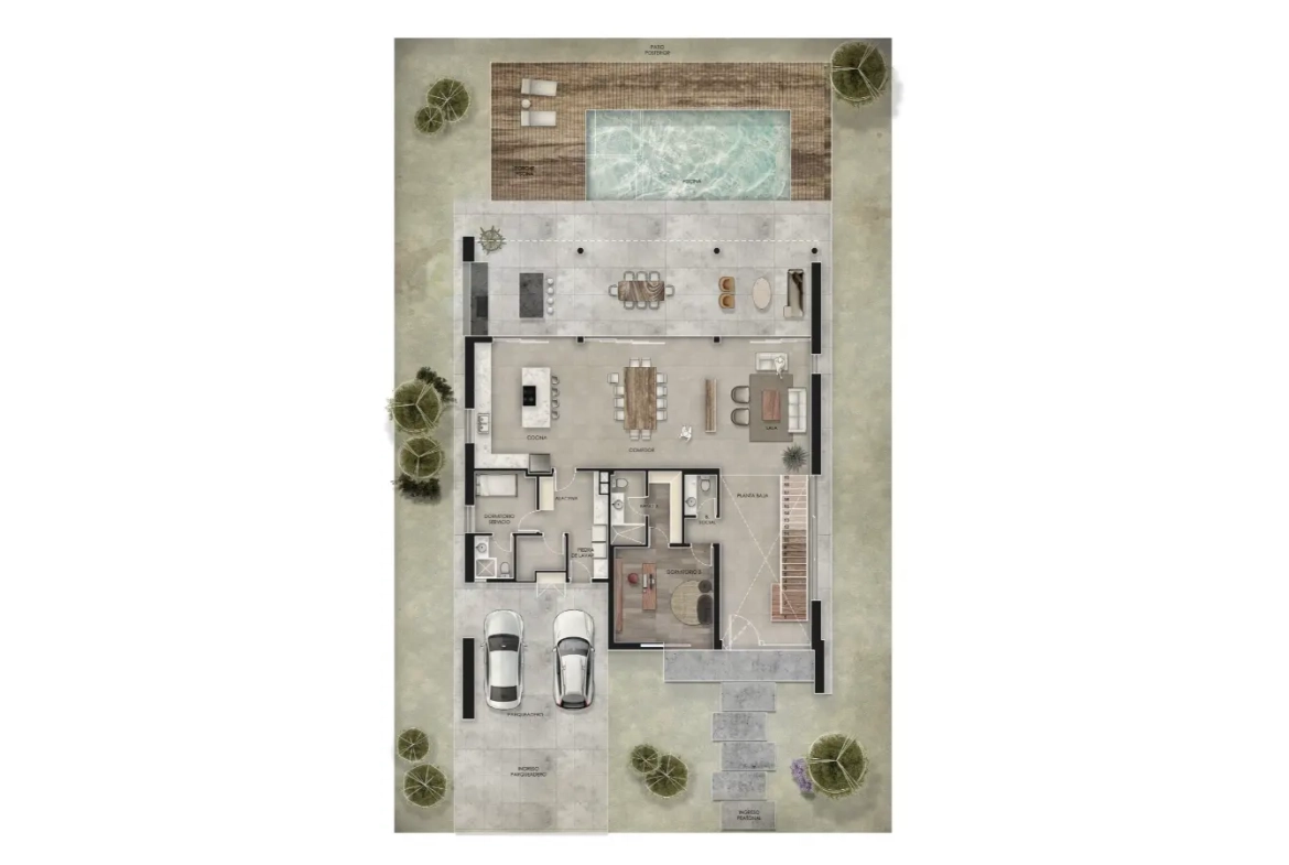 Villa Akira: Exquisita Villa de cuatro dormitorios en venta en Punta Cana Village con terraza