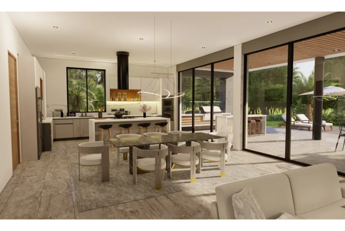 Villa Akira: Exquisita Villa de cuatro dormitorios en venta en Punta Cana Village con terraza