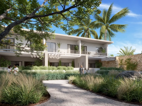 ID , Tropicale casa duplex de tres habitaciones en venta con acceso a lago artificial en Vista Cana, Punta Cana ()