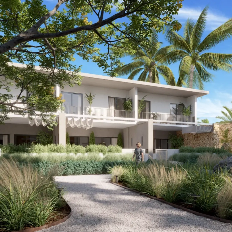 ID , Tropicale casa duplex de tres habitaciones en venta con acceso a lago artificial en Vista Cana, Punta Cana ()