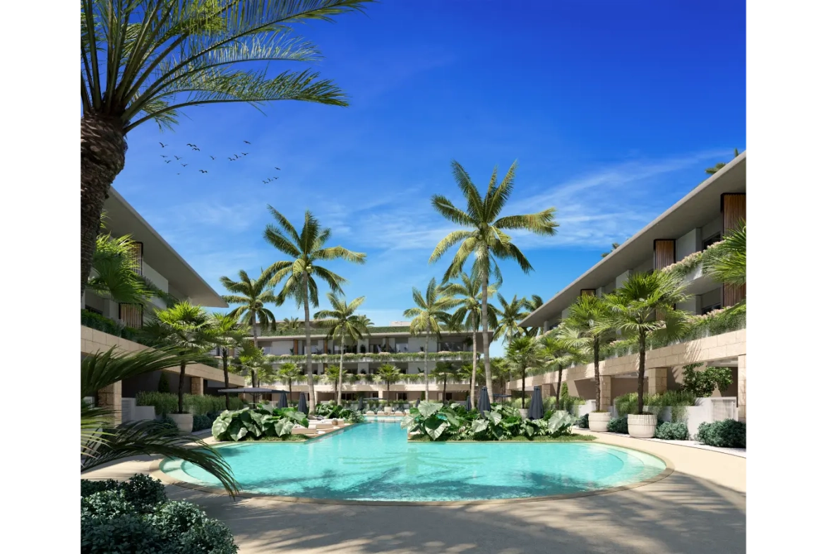 ID , Tropicale at Vista Cana One Bedroom Apartment with Garden Area for Sale in Punta Cana ()
