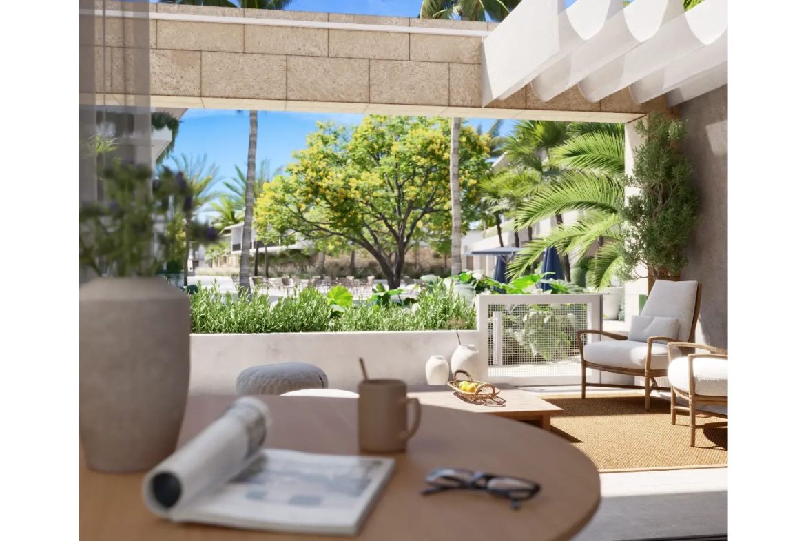 Tropicale : Appartement de deux chambres avec jardin à vendre à Vista Cana, Punta Cana