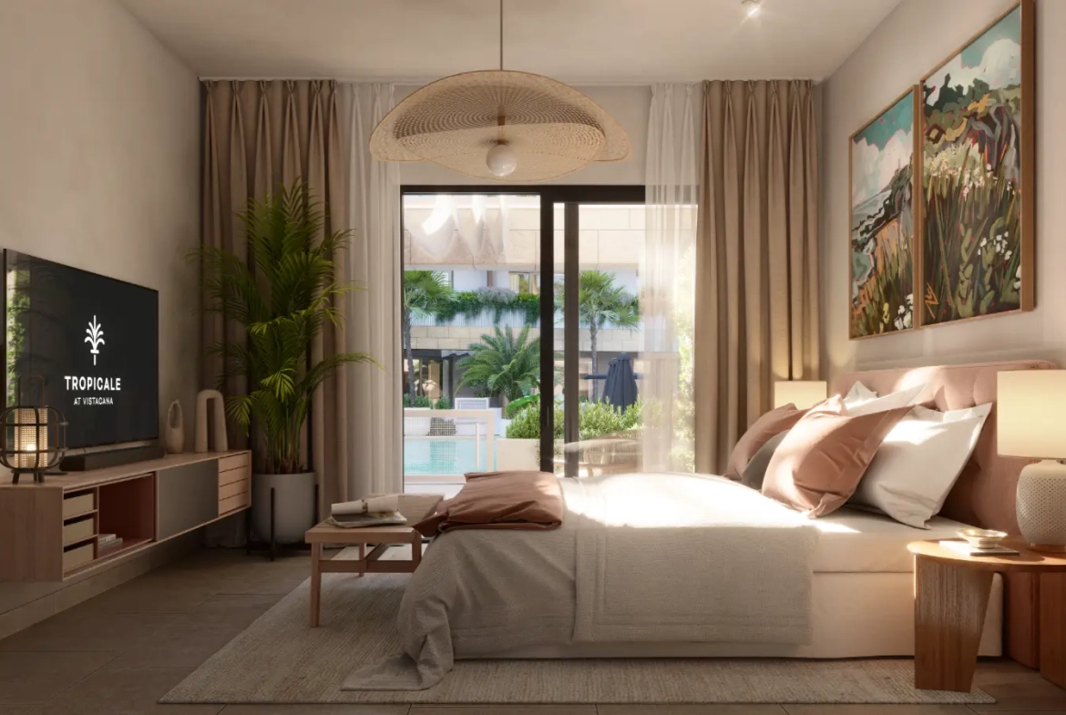 Tropicale : Appartement de deux chambres avec jardin à vendre à Vista Cana, Punta Cana