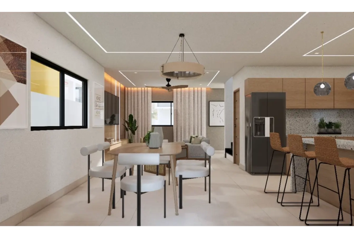 Atlantic Palm Residences: Villa de tres habitaciones en venta en White Sands, Punta Cana con balcón