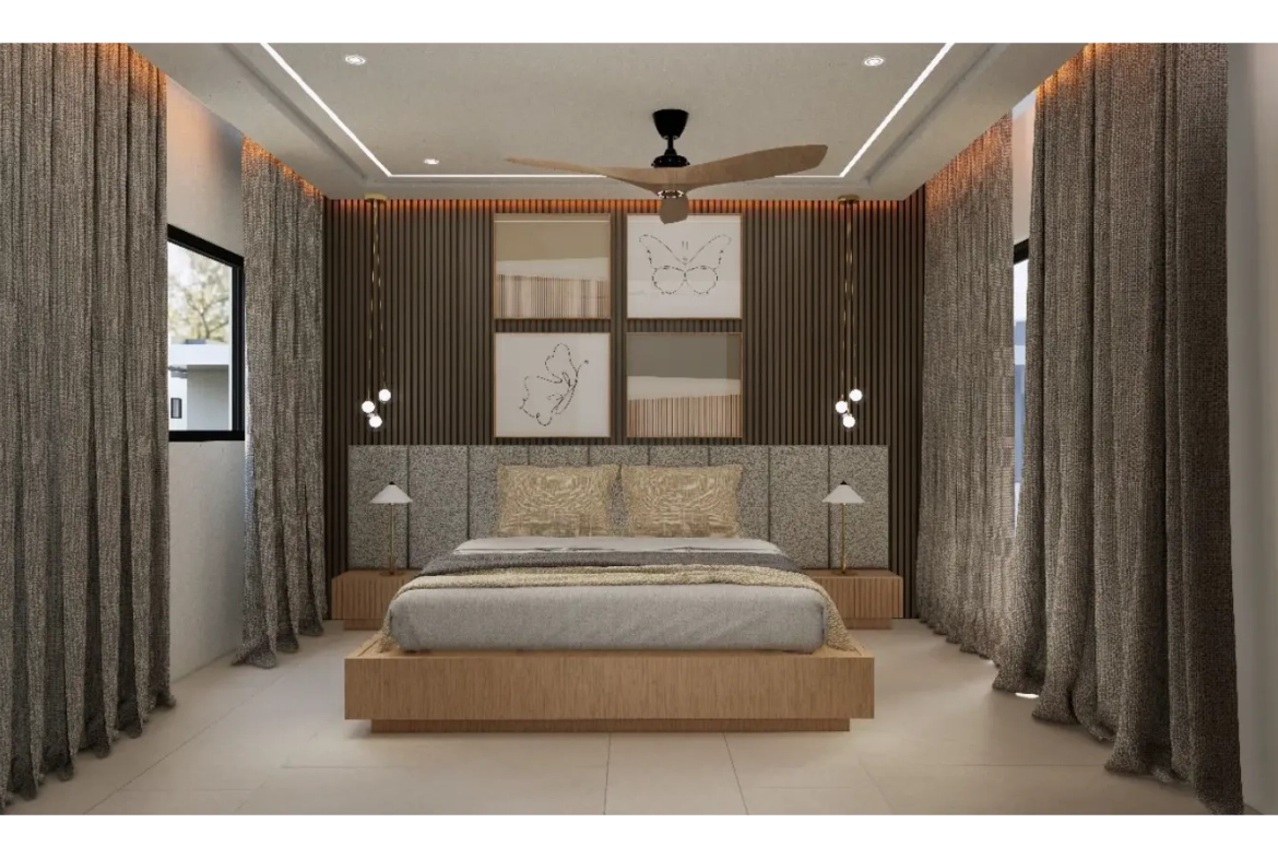 Atlantic Palm Residences: Villa de tres habitaciones en venta en White Sands, Punta Cana con balcón