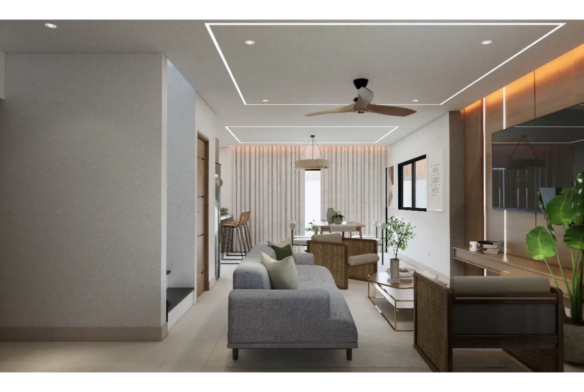 Atlantic Palm Residences: Villa de tres habitaciones en venta en White Sands, Punta Cana con balcón