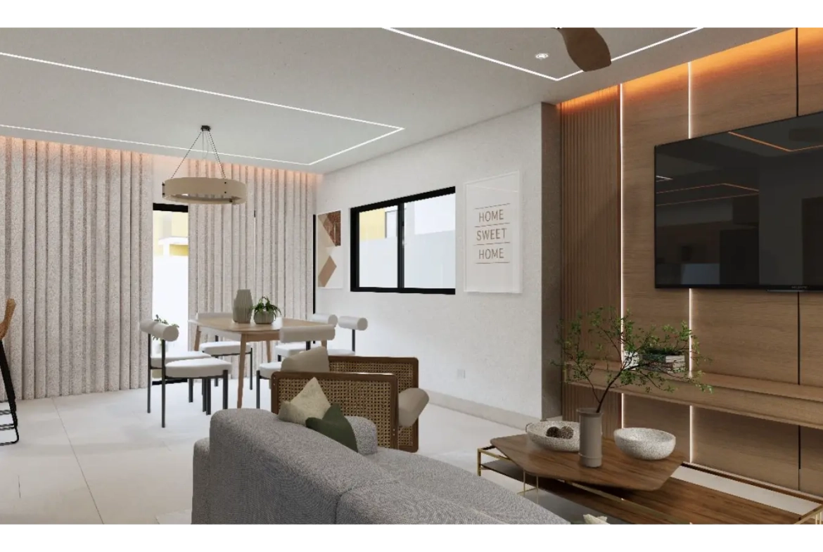 Atlantic Palm Residences: Villa de tres habitaciones en venta en White Sands, Punta Cana con balcón