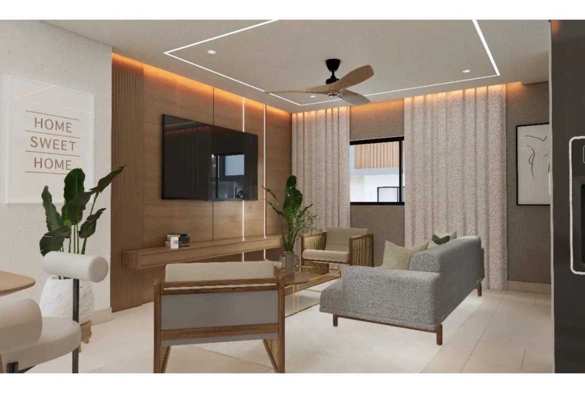 Atlantic Palm Residences: Villa de tres habitaciones en venta en White Sands, Punta Cana con balcón