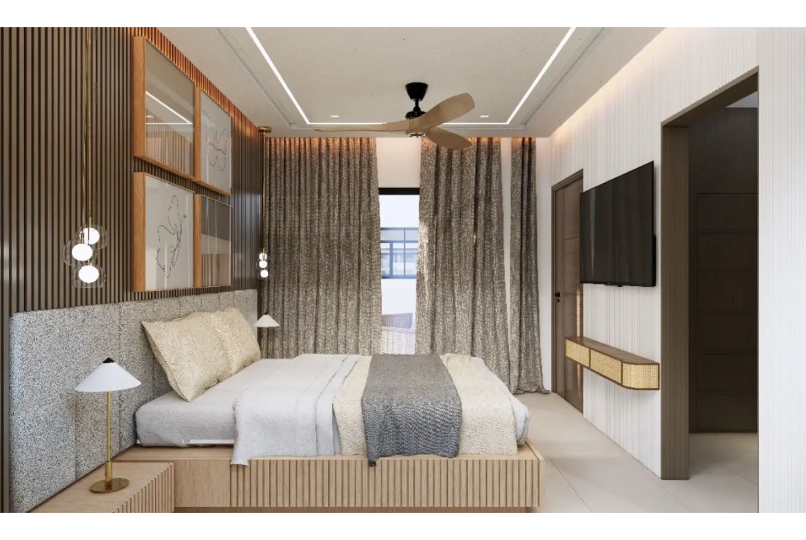 Atlantic Palm Residences: Villa de tres habitaciones en venta en White Sands, Punta Cana con balcón