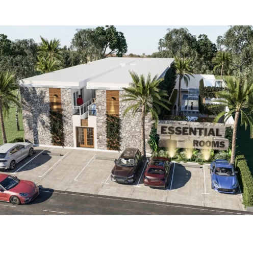 ID , Habitaciones Esenciales: Habitaciones de una habitación en Apartamento-Hotel en venta en Punta Cana ()