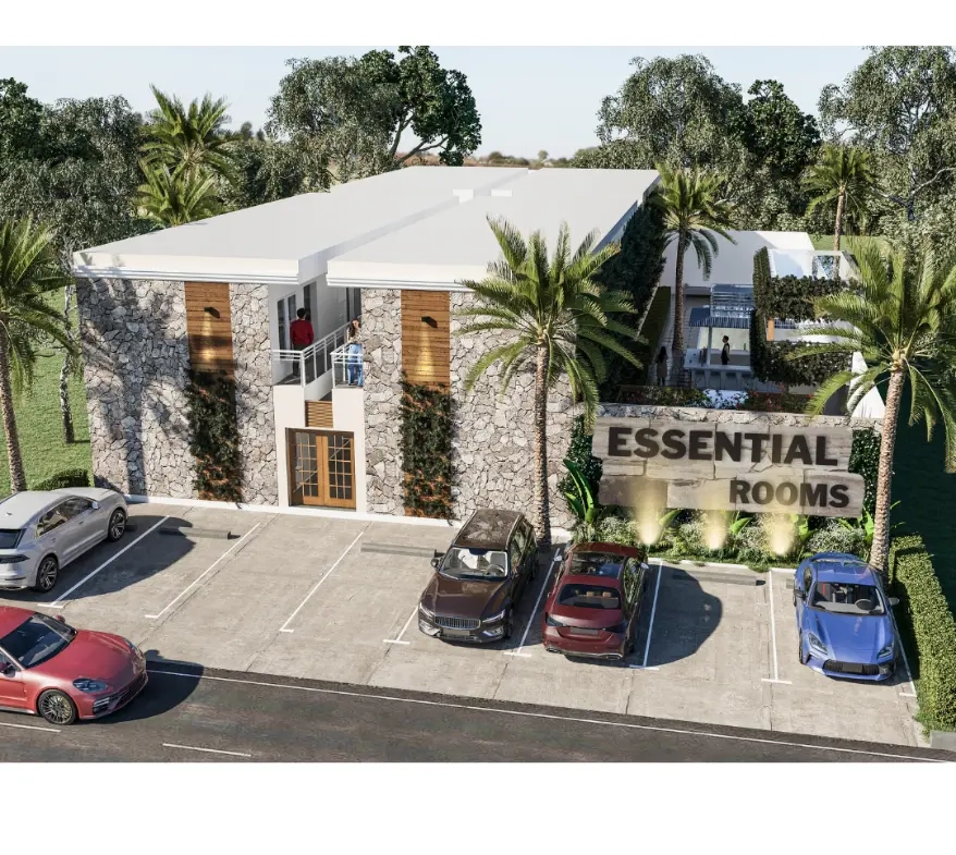 ID , Habitaciones Esenciales: Habitaciones de una habitación en Apartamento-Hotel en venta en Punta Cana ()