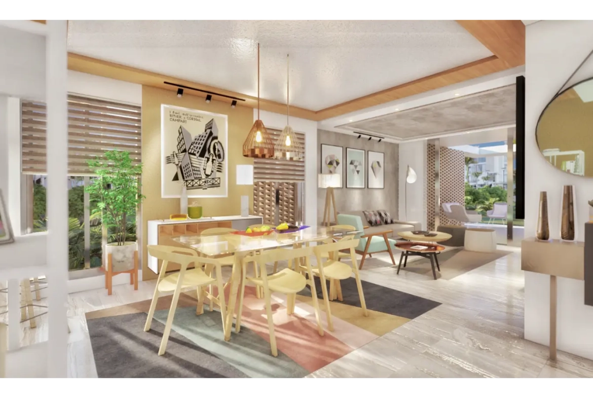 Résidences à Vista Cana : Appartement d’une chambre avec balcon à vendre à Punta Cana