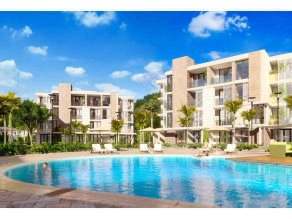 Residencias en Vista Cana: Apartamento de un dormitorio con balcón en venta en Punta Cana