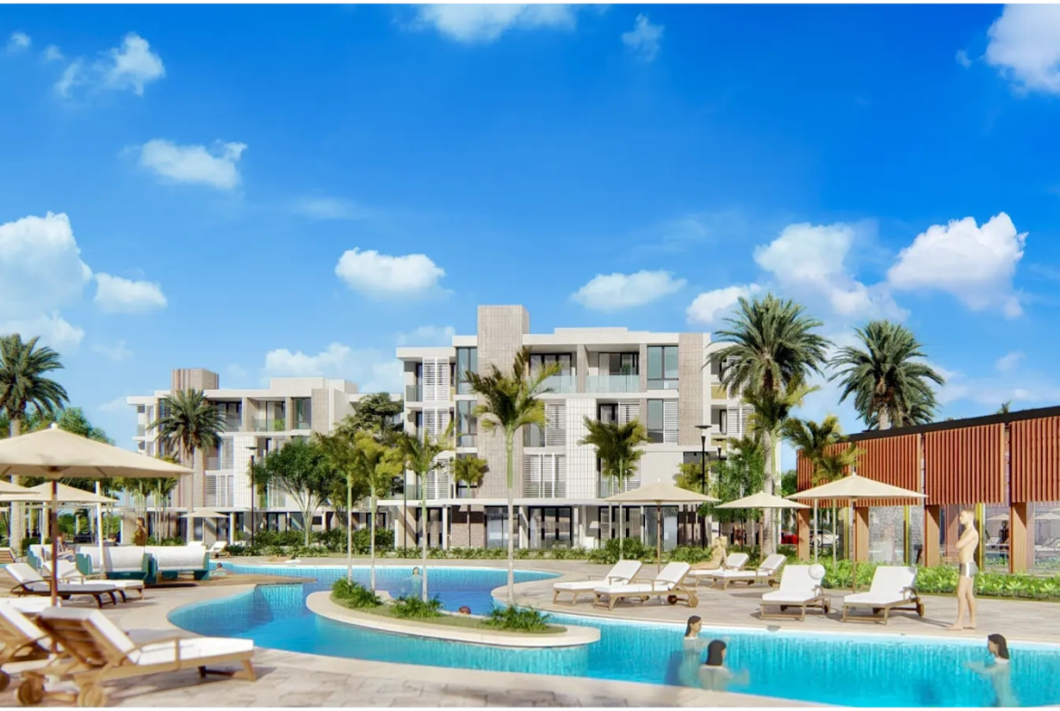 Résidences à Vista Cana : Appartement de deux chambres à vendre à Punta Cana avec terrasse