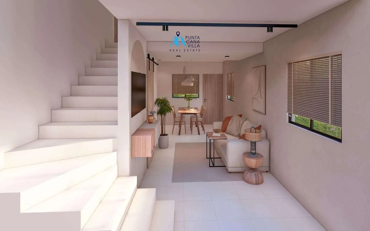 Residencias Solvamar Beach: Dos Habitaciones casa duplex En Venta En Macao, Punta Cana