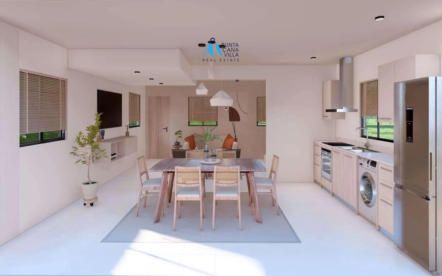Solvamar Beach Residences – Moderna Casa de 2 Habitaciones con Estudio en Venta en Macao, Punta Cana
