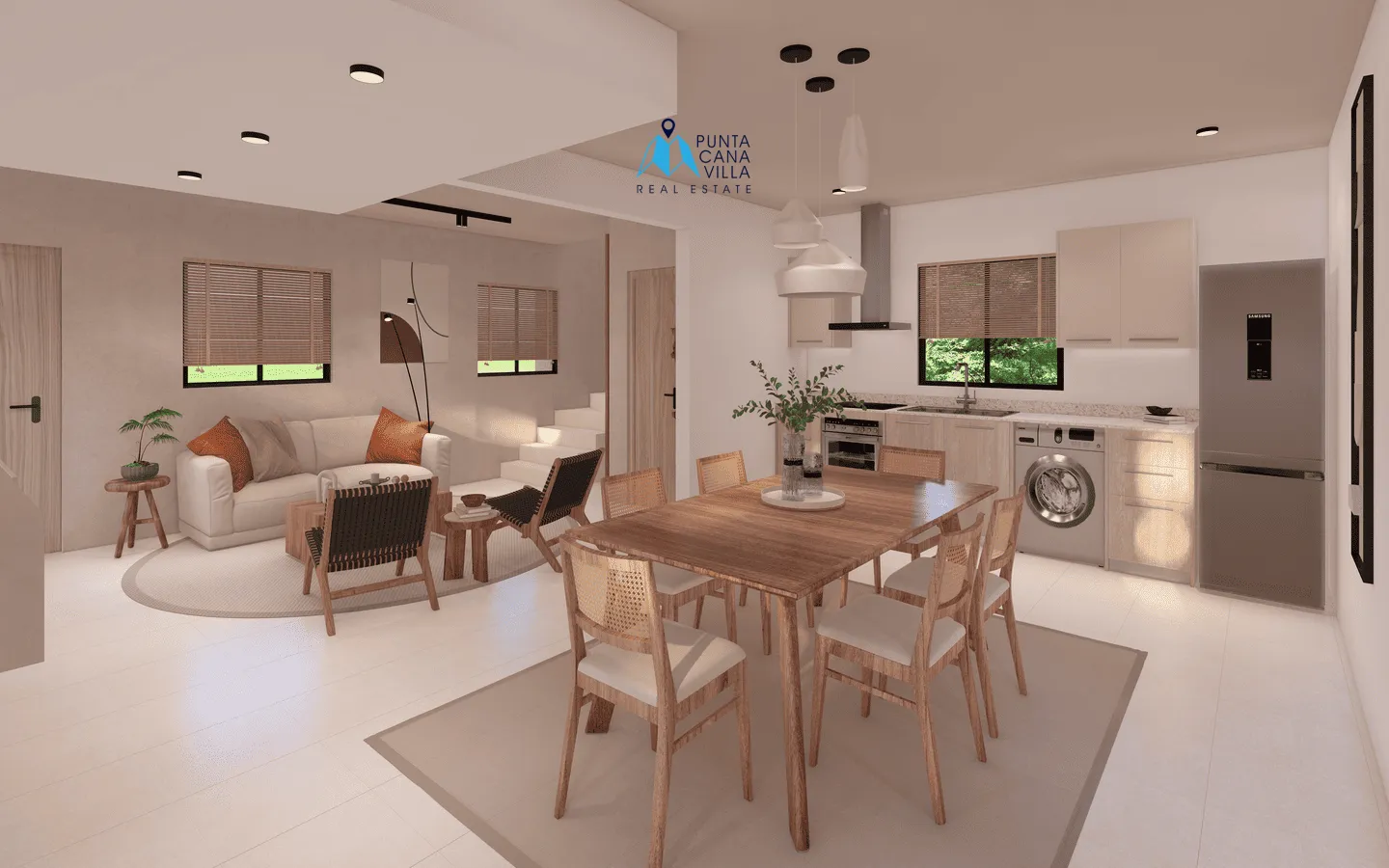 Solvamar Beach Residences – Moderna Casa de 2 Habitaciones con Estudio en Venta en Macao, Punta Cana