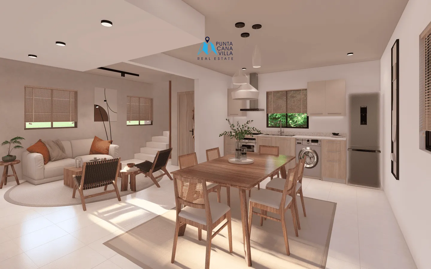Solvamar Beach Residences – Moderna Casa de 2 Habitaciones con Estudio en Venta en Macao, Punta Cana