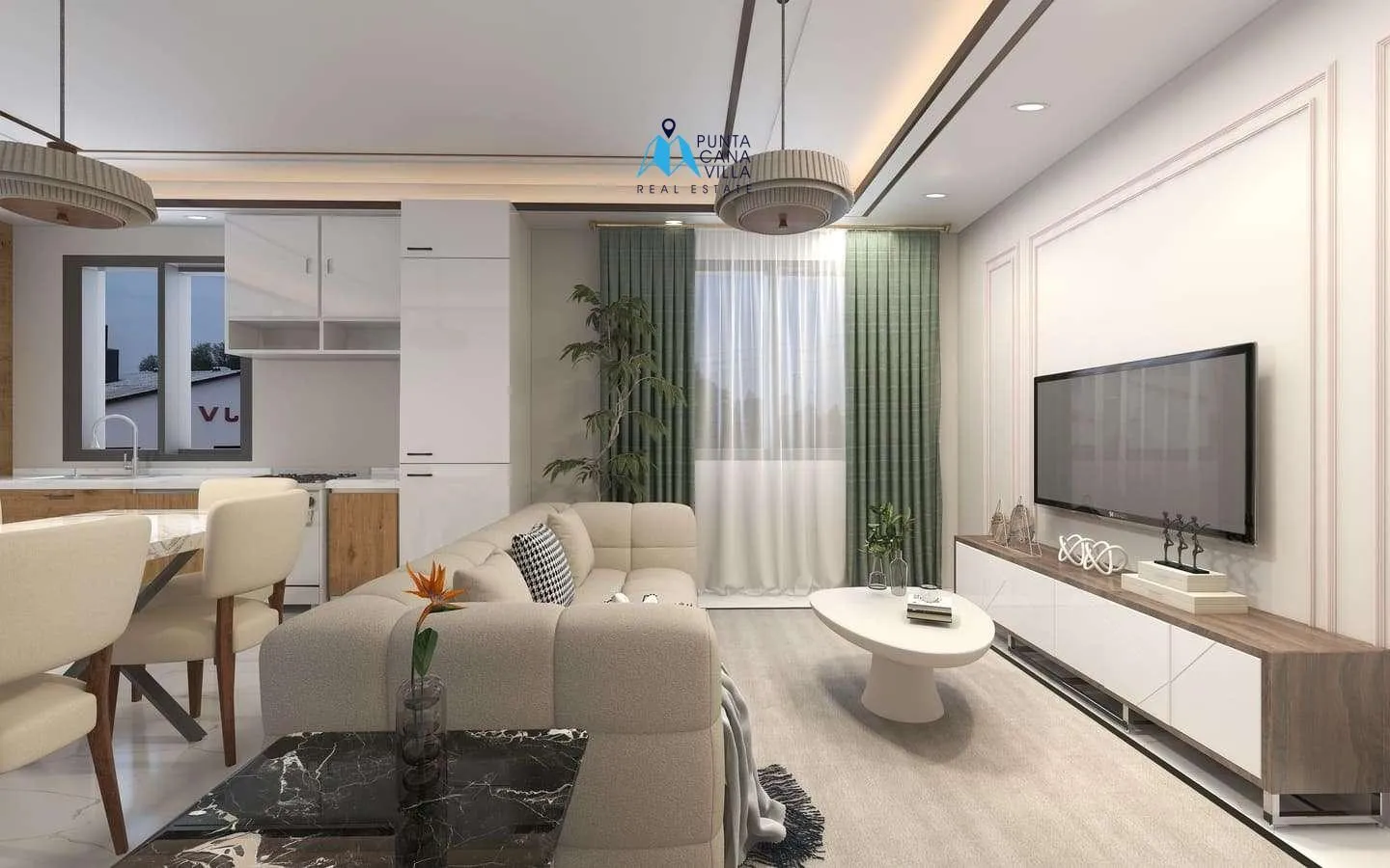 Sky Residences: Casa independiente de tres habitaciones en venta en White Sands Golf & Beach Resort