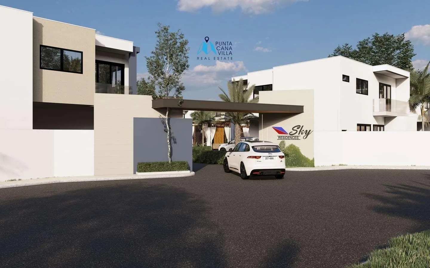 Sky Residences: Casa independiente de tres habitaciones en venta en White Sands Golf & Beach Resort