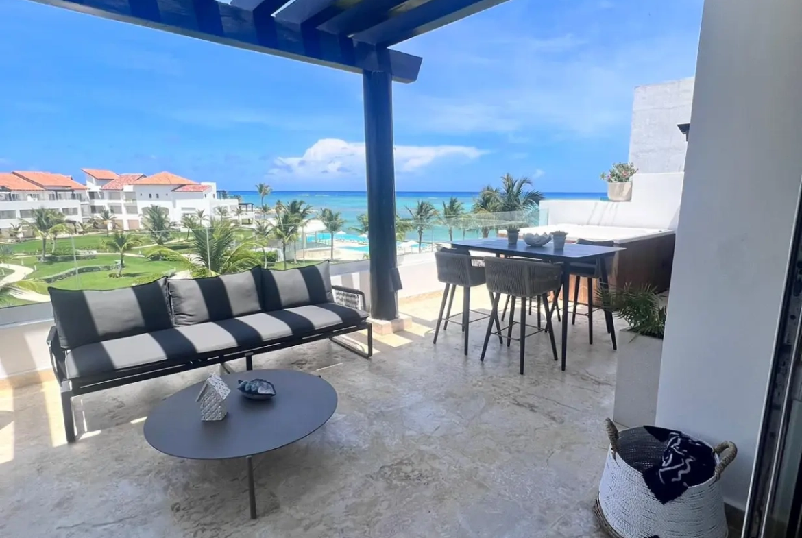 ID , Stunning Ocean View Two Bedroom Condo for Sale in Cap Cana, Punta Cana ()