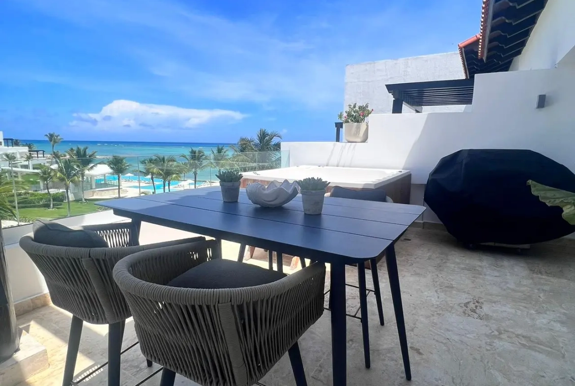 ID , Stunning Ocean View Two Bedroom Condo for Sale in Cap Cana, Punta Cana ()