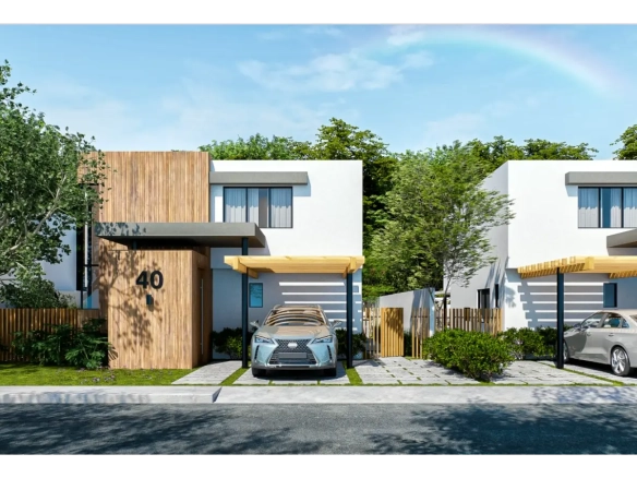ID , Palmarena Residences Three Bedroom villa for Sale in Punta Cana with Terrace ()