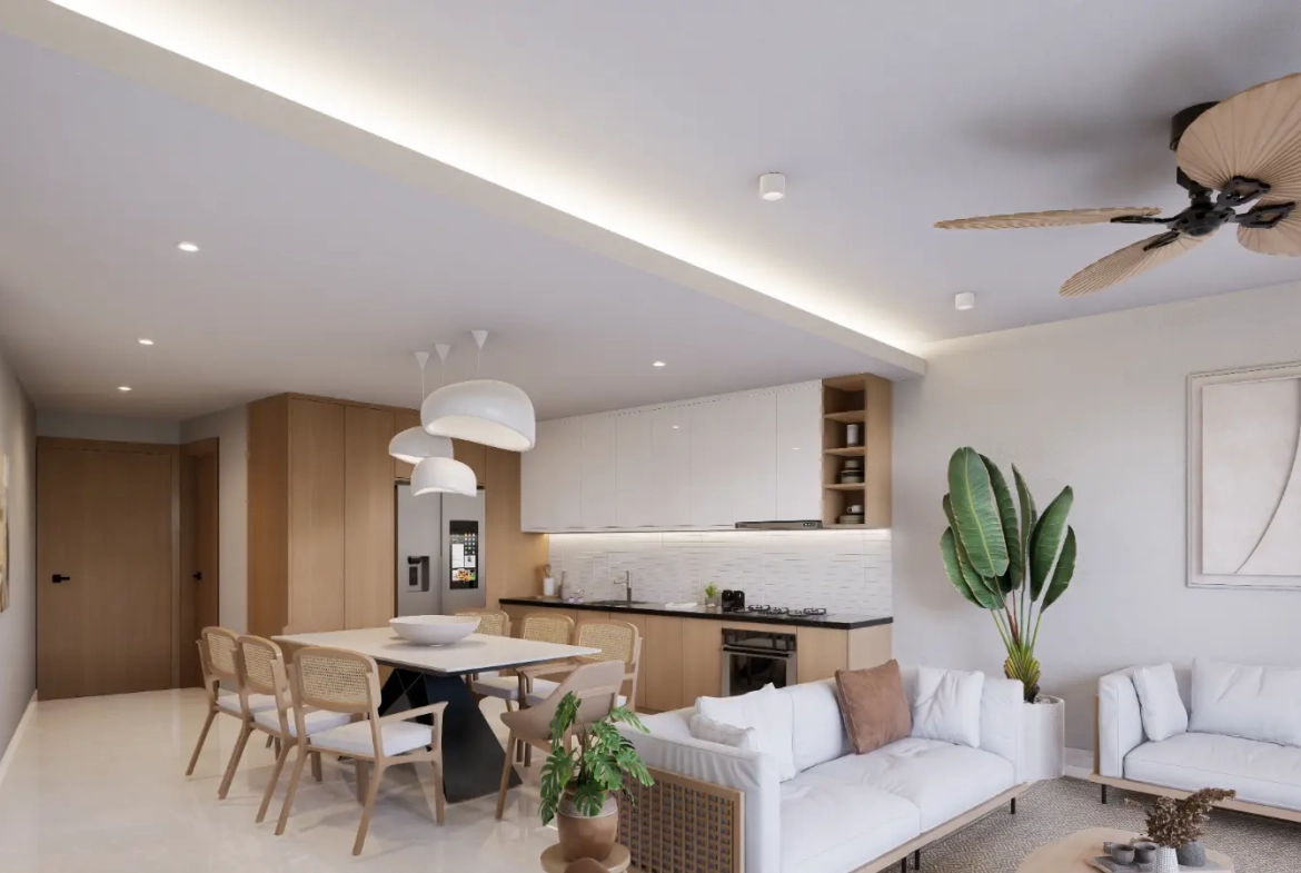Residencias COA: Elegante Apartamento de Dos Dormitorios en Venta en Ciudad Las Canas, Cap Cana