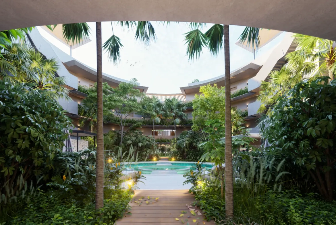 Residencias COA: Apartamento de un dormitorio en venta en Ciudad Las Canas, Cap Cana