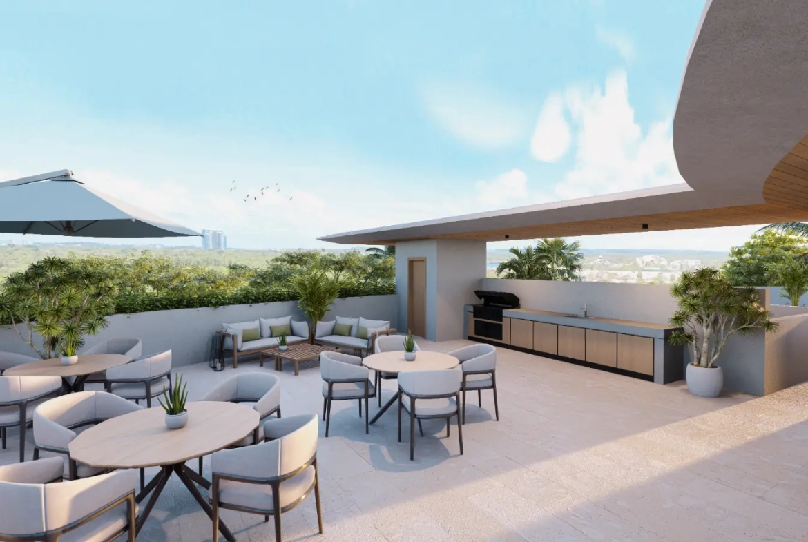 Residencias COA: Apartamento de un dormitorio en venta en Ciudad Las Canas, Cap Cana