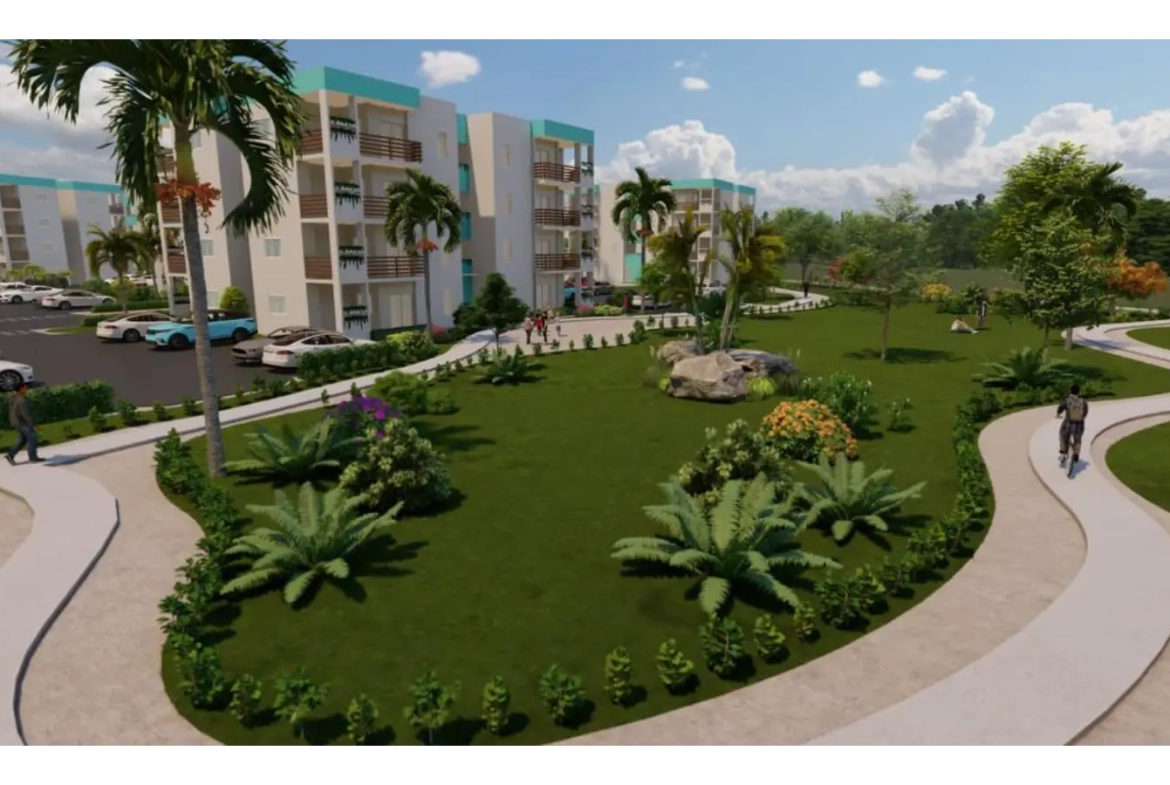 ID , Serena Village One Bedroom Apartment for Sale in Punta Cana with Pool Area ()