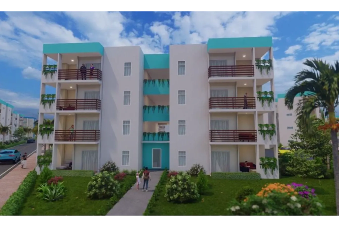 ID , Serena Village One Bedroom Apartment for Sale in Punta Cana with Pool Area ()