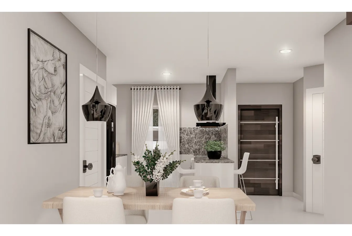 Residencias Katari: Villa de dos habitaciones en venta en Punta Cana con Patio