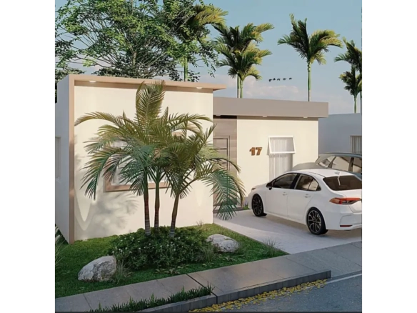 ID , Katari Residences Two bedroom villa for sale in Punta Cana with Patio ()