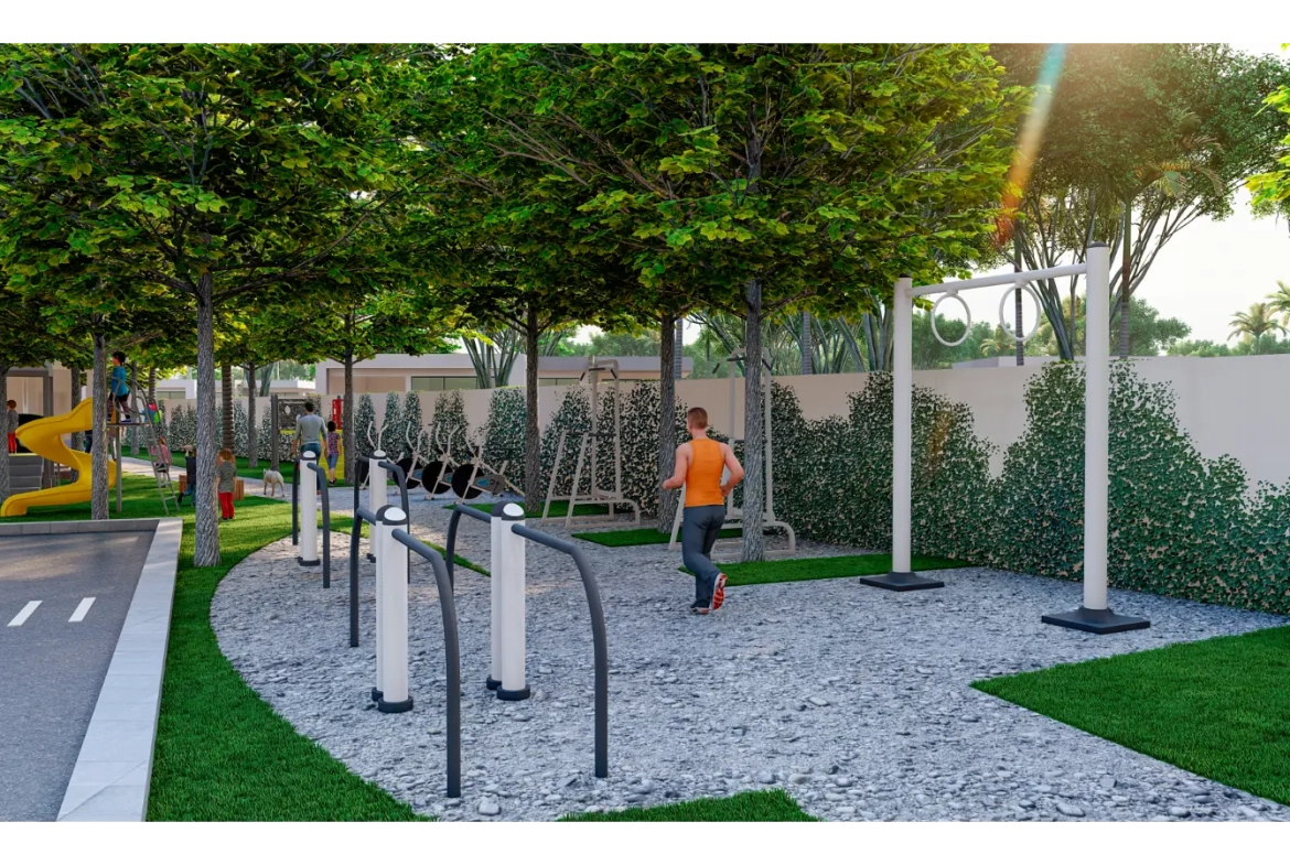 Residencias Katari: Villa de dos habitaciones en venta en Punta Cana con Patio