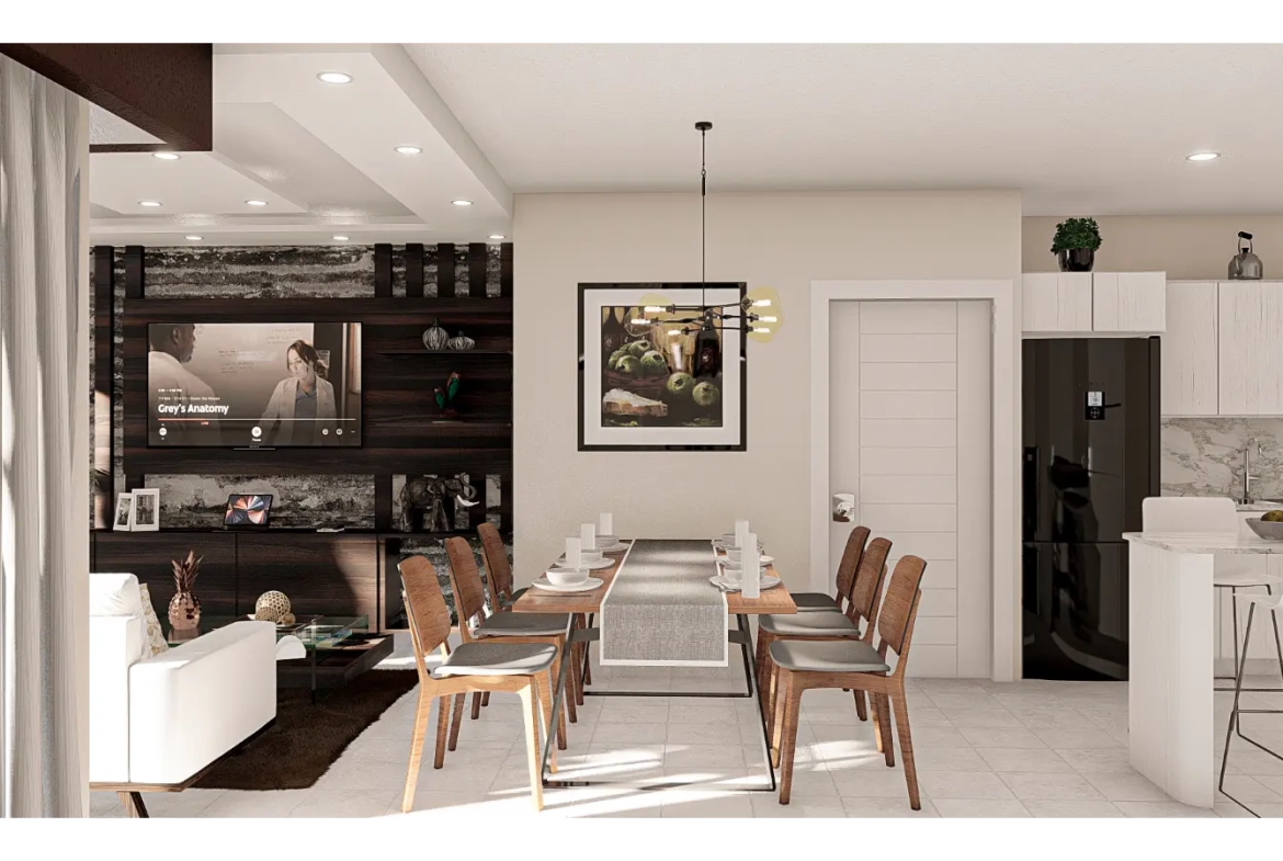 Residencias Katari: Villa de dos habitaciones en venta en Punta Cana con Patio
