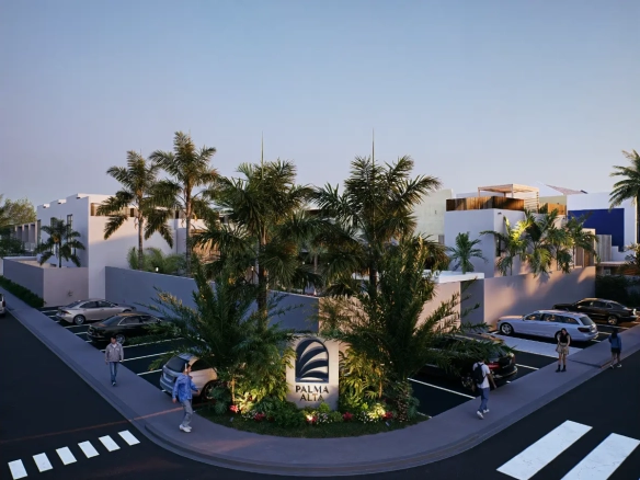 ID , Palma Alta Apartamento de dos habitaciones en venta en Bavaro, Punta Cana con Jacuzzi ()