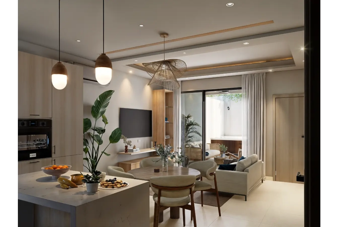 Palma Alta Apartamento de dos habitaciones estilo Penthouse en venta en Bavaro Punta Cana