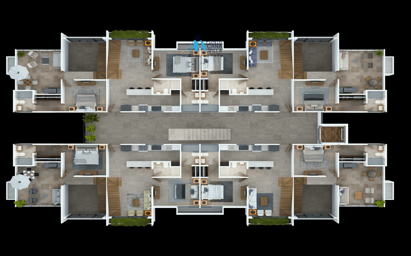 Residencias Pion: Apartamento de un dormitorio en venta en Verón, Punta Cana