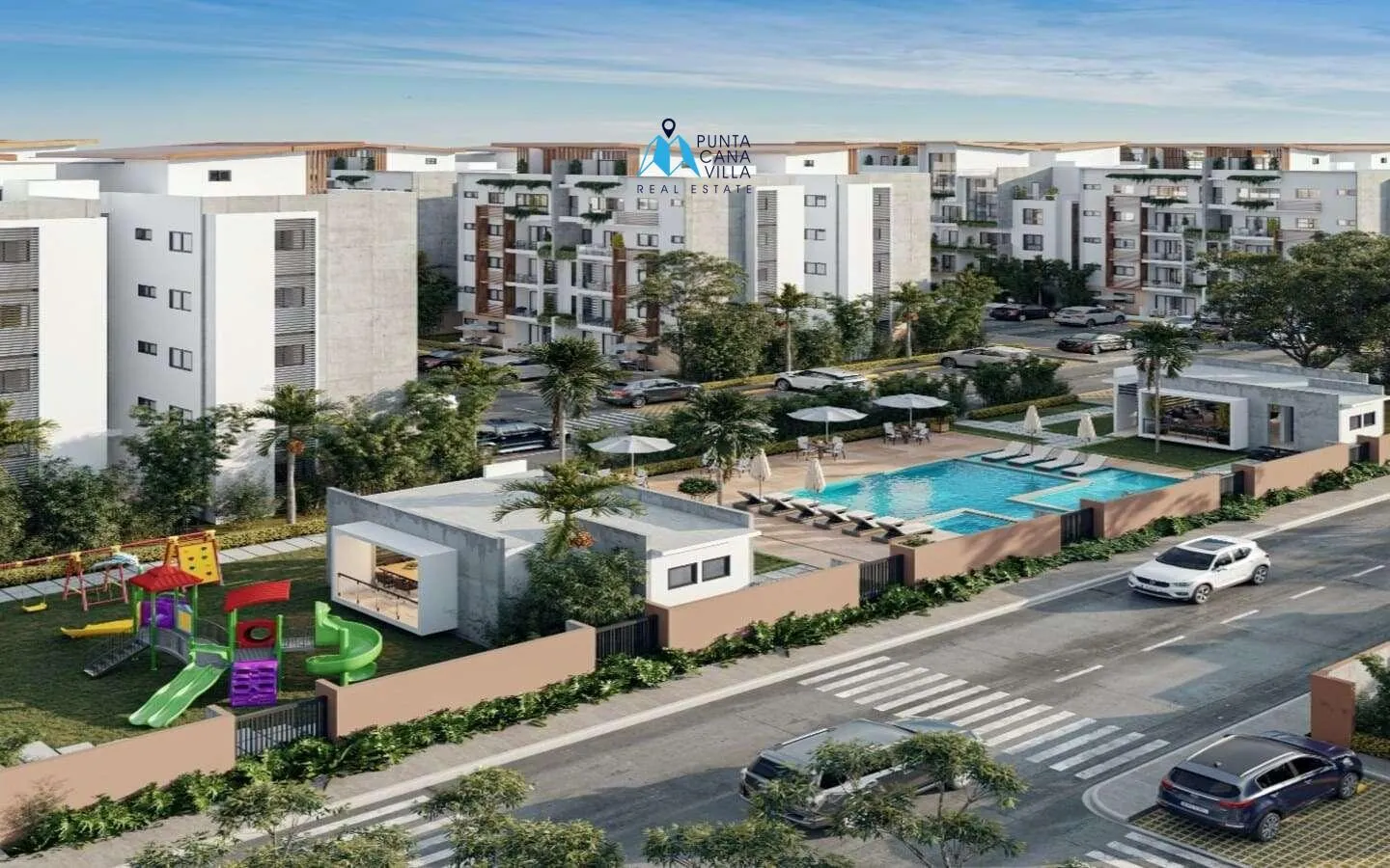 Residencias Pion: Apartamento de un dormitorio en venta en Verón, Punta Cana