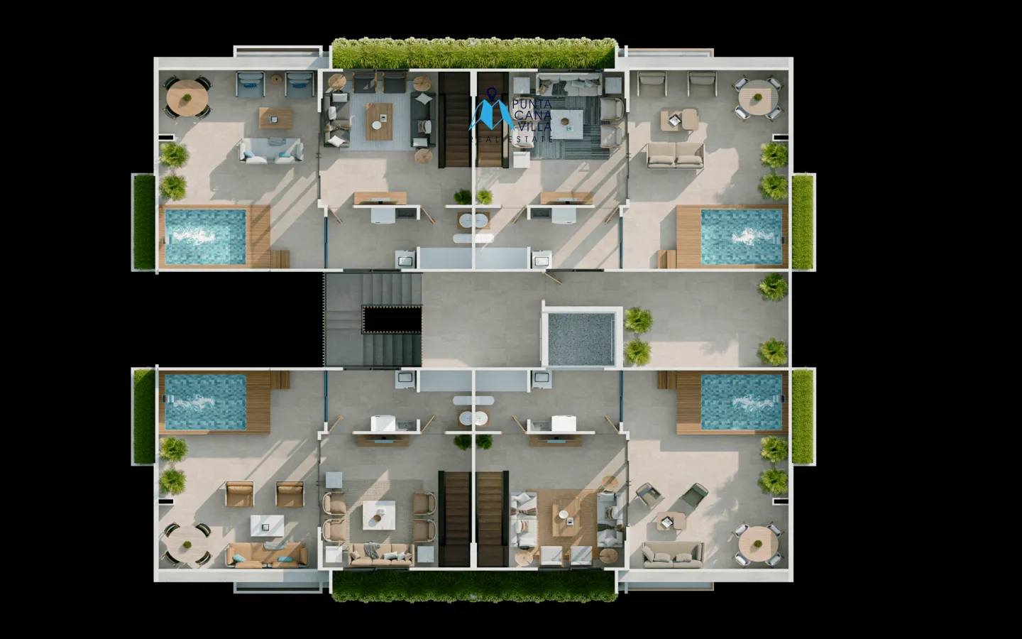 Pion Residences: Penthouse De Dos Dormitorios En Venta En Verón, Punta Cana
